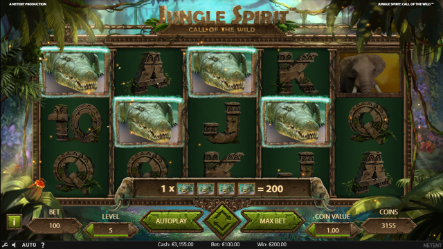 Характеристики слота Jungle Spirit: Call Of The Wild 7