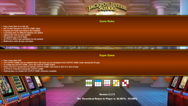 Бонусная игра Jackpot Jester 50 000 1