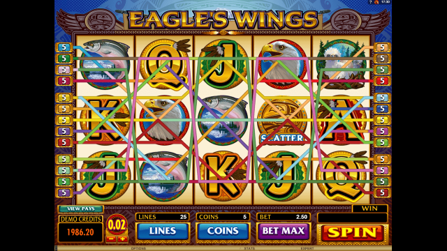 Бонусная игра Eagle's Wings 5