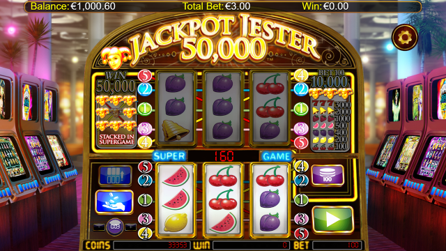 Характеристики слота Jackpot Jester 50 000 9