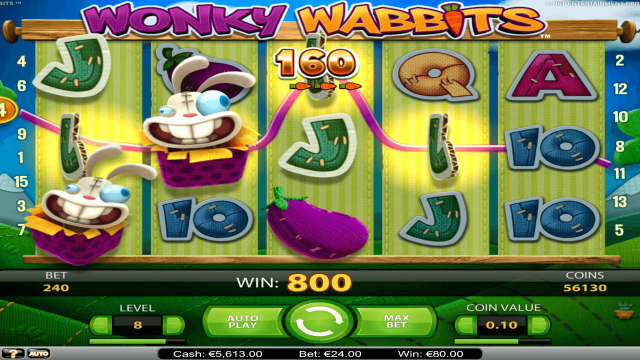 Бонусная игра Wonky Wabbits 8