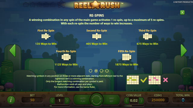 Игровой интерфейс Reel Rush 1